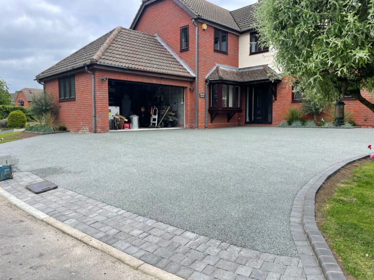 Resin sloping drive