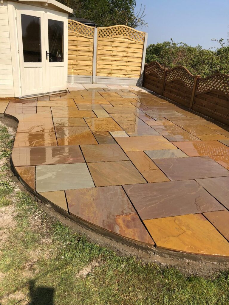 Stone patio