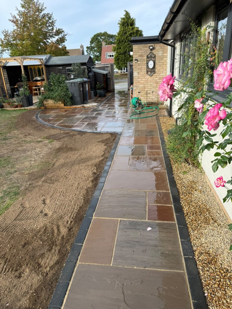 Stone patio
