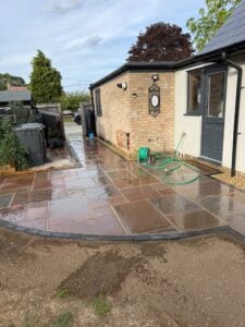 Stone patio
