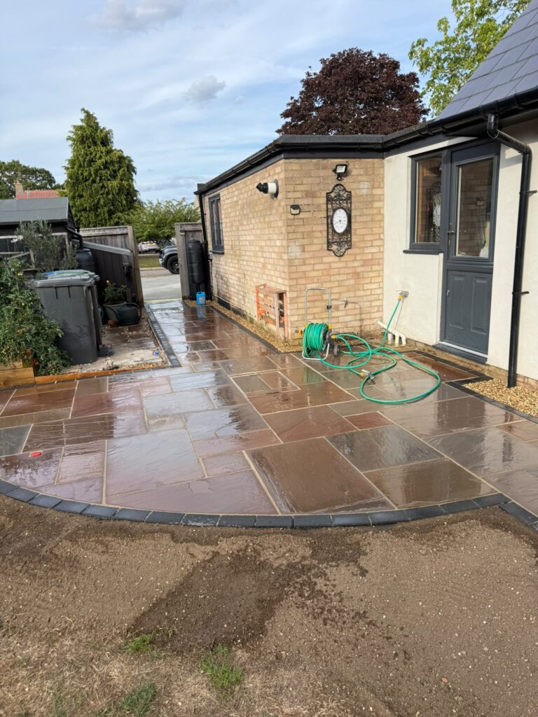 Stone patio